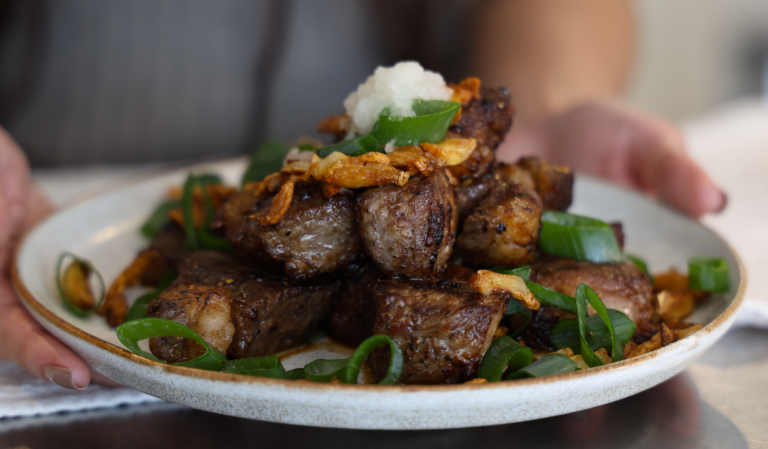 Garlic Cubed Steak/Saikoro Steak